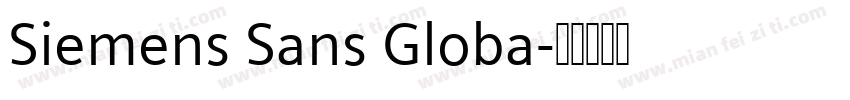 Siemens Sans Globa字体转换